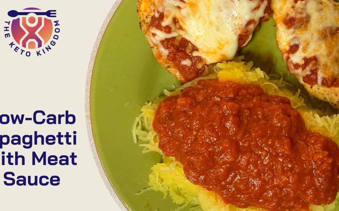 Low-Carb Spaghetti with Meat Sauce Recipe